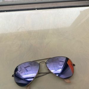 Rayban Aviator Lilac Flash Lenses